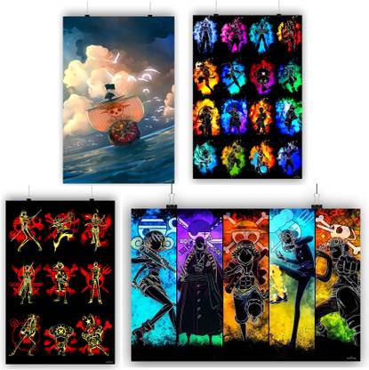 One piece combo poster 1648 Paper Print