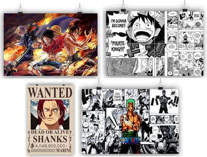 One piece combo poster 1663 Paper Print
