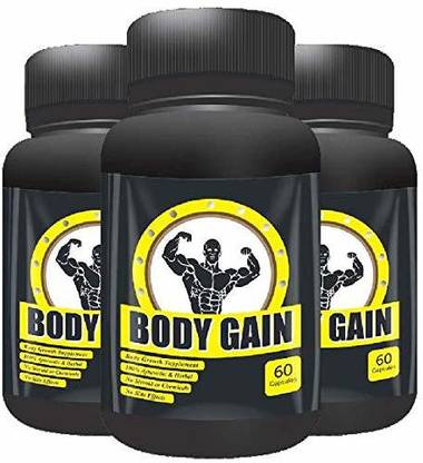 BodyGain Weight gainer mass gainer capsule weight increase supplement weight badhane tablet Weight Gainers/Mass Gainers