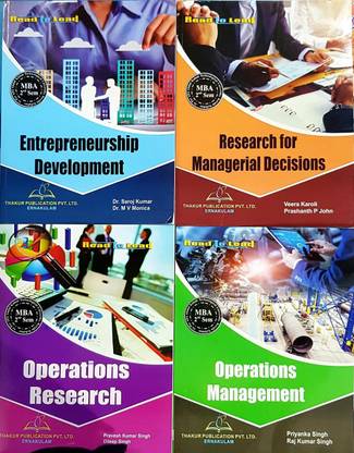 MBA 2nd Semester Books Set | APJ Abdul Kalam Technological University Syllabus| Thakur Publication