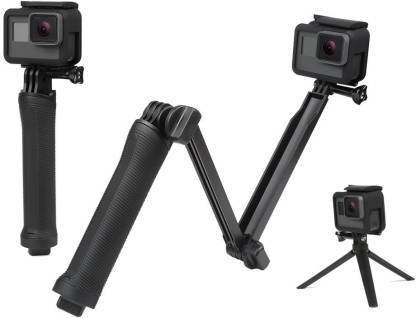 RAKRISH Monopod Grip Arm Tripod Foldable Selfie Stick, Stabilizer Mount Holder for GoPro Hero 7/6/5, SJCAM SJ6, SJ7, SJ5000, Yi and All Action Cameras Monopod Tripod