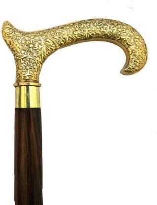 Fizon Enterprises beautiful walking stick with brass curved handel Walking Stick