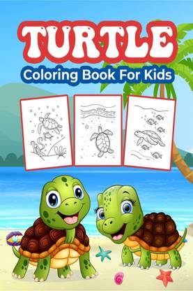 Turtle Coloring Book for Kids