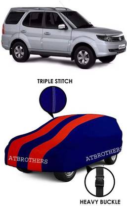 ATBROTHERS Car Cover For Tata Safari (Without Mirror Pockets)