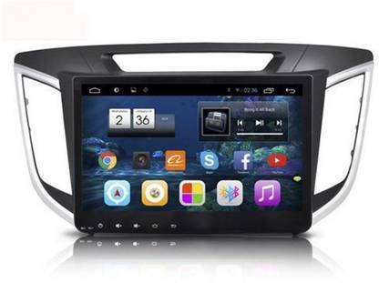 Wiine 9 Inch Full HD 1080 Touch Screen Double Din Player Android 10.1 Gorilla Glass IPS Display Car Stereo (1GB/16GB) with GPS/Wi-Fi/Navigation/Mirror Link/Compatible for Hyundai Creta Car Stereo