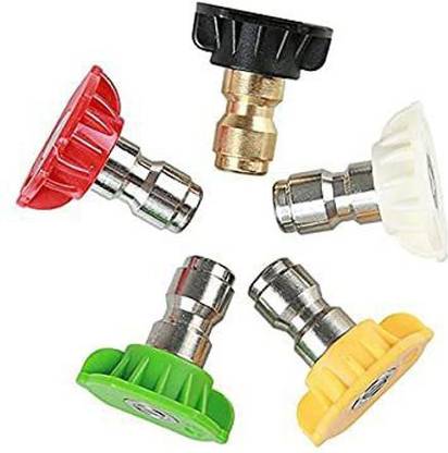 Breewell Pressure Washer Spray Nozzle Tips Multiple Degrees, 1/4 inch | Pack of 5 Pressure Washer