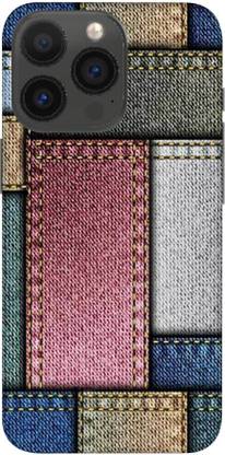 NDCOM Back Cover for iPhone 13 Pro Seamless Denim Texture Printed