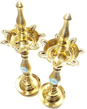 AMKL Brass Samai also known as Brass (Pack of 2) Table Diya