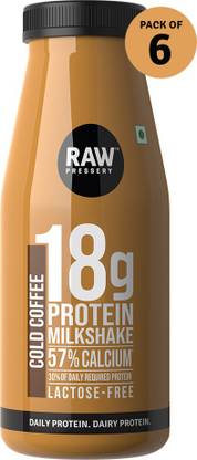 Raw Pressery Dairy Protein Milkshake - Cold Coffee Nutrition Drink