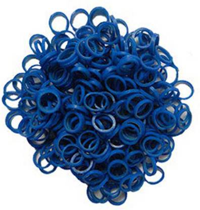 Dentosmile Orthodontic Colour Elastics | Dental elastics| Dental dental elastic band| Pack of 100 Pcs | Blue Colour | (Size 1/4" - 3.5 Oz) Rubber Band