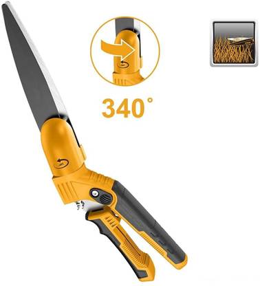 Buram HPS3401 Grass Garden Scissors Shear Grass Cutter Trimmer 340mm Heavy Duty Lawn & Grass Shear/Cutter/Trimmer Hedge Shear