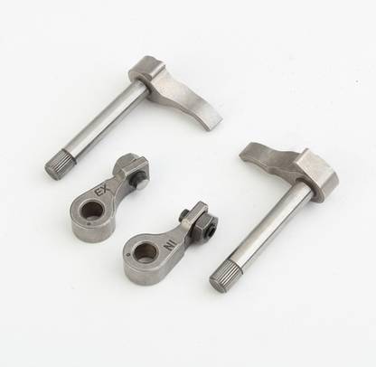 Dgk Intake Exhaust Valve Lifter Rocker Arm Set for Honda GX35 4 Stroke Engine HHT35S GX 35 Trimmer Brush Cutter Lawn Mower Engine Motor Part(Rocker Sets GX35 4piece) Manual Self Propelled Lawn Mower