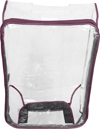 Torr-to COVER for All 28 inch Trolley Bag COVER for Soft Luggage - Purple Piping & Zipper (Comes with Expandable Zipper) Luggage Cover