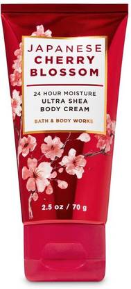 BATH & BODY WORKS Japanese Cherry Blossom Ultra Shea Body Cream Travel Size New