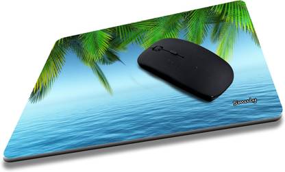 qivee palm tree Mouse Pad Non-Slip Rubber Base Mouse pad for Laptop & Desktop Mousepad