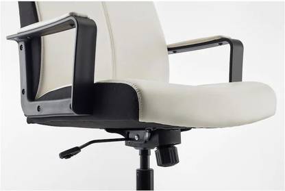 IKEA MILLBERGET_SWIVEL CHAIR_WHITE Fabric Office Adjustable Arm Chair