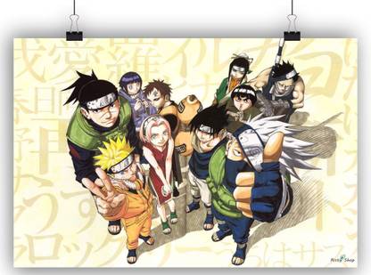 Gaara Hinata Itachi Uchiha Kakashi Hatake Paper Print