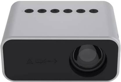 IBS BEST QUALITY T500 LED Projector Mini Portable Projection Device with Short-Focus Optical Len TFT LCD Display 1920*1080 Resolution AV USB TF (4000 lm / Remote Controller) Portable Projector