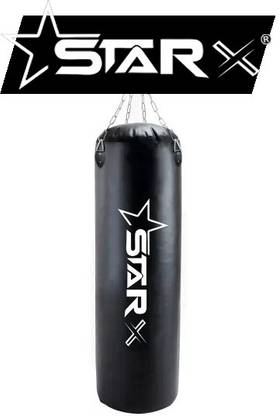 STARX SRF UnFilled Punching Sack with Rust Proof Stainless Steel Chain Hanging Bag (3FT) Hanging Bag
