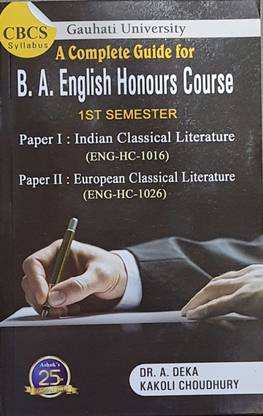 A Complete Guide For BA English Honours Course 1st Sem