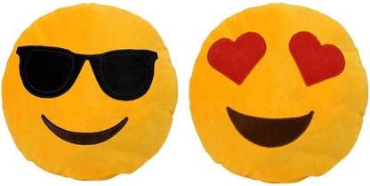 MK Enterprises Stylish Plush and Adorable Emoji  - 30 cm