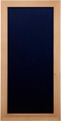 Securit Woody Teak Chalkboard 20 W x40 H cm with Chalk Marker Board Chalk