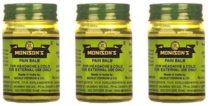 Monisons Pain Relief 45gm (pack of 3) Balm