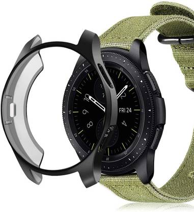 LIRAMARK Bumper Case for Samsung Galaxy Watch (42mm), With Screen Protector