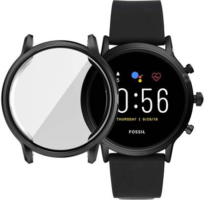 LIRAMARK Bumper Case for Fossil Gen 5 Carlyle Smart Watch, With Screen Protector