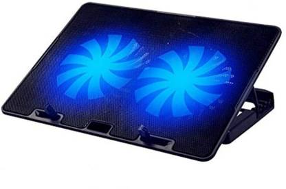 Live Tech cool 01 2 Fan Ergonomic Cooling Pad with Adjustable Height