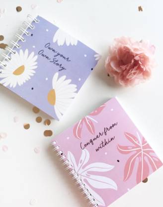 Supple Room Aesthetic Set of 2 Mini Note Book Unruled 200 Pages