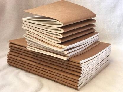 Art Bundle Craft notebook,journal a5,Recycled journal,Kraft notebook,Bulk blank notebooks A5 Notebook Unruled 72 Pages