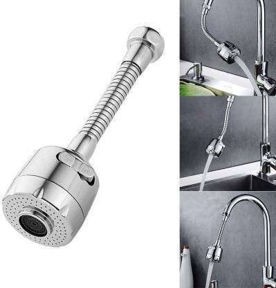 Bricbrac 1 Pc 360 Degree Rotatable Water Faucet Bubbler Saving Tap Aerator Steel sprinkler Faucet Filter Shower Head Nozzle Adapter ( 2 mode ) Faucet Nozzle (Push On) Faucet Nozzle