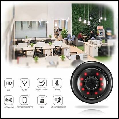 OSHSIZ 1080P HD Mini Camera Security Remote Control IP Camera Mobile Detection Spy Camera