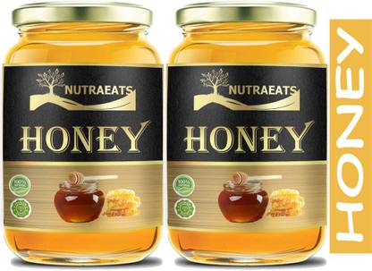 NutraEats Nutrition Raw Honey Unprocessed Unpasteurized Pure natural organic honey for weight loss (HG29) Premium