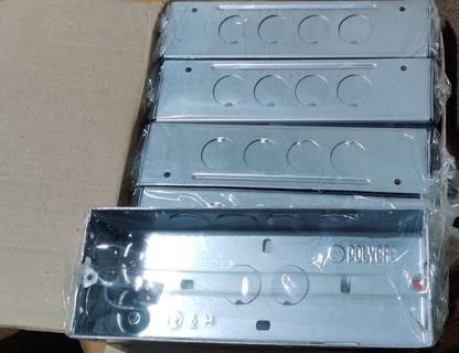 Polycab 6MODULE (BOX OF 10) Metal Electrical Box