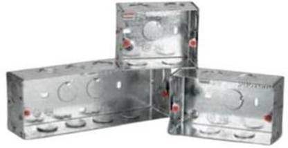 Polycab 12MODULE (BOX OF 5) Metal Electrical Box