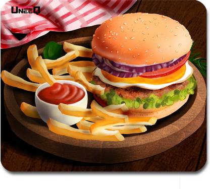 UneeQ Mouse Pad for Laptop, Notebook, Gaming Computer | Anti-Skid Base | Cute Art Collection - Design: 3 Mousepad