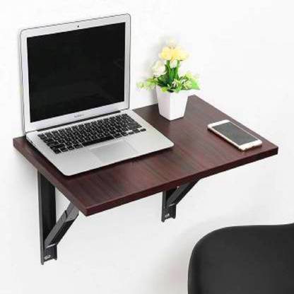 FURNIFUN Wall Mounted Table Folding Engineered Wood Study Table