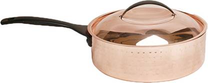 Skyra Induction Copper Finish Saute Pan 26.67 cm diameter with Lid 4 L capacity