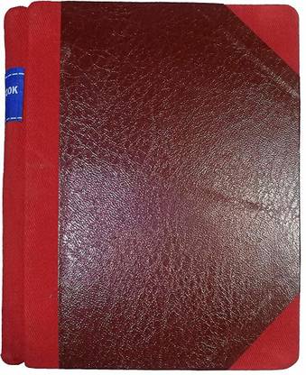 LRS Ruled Account Book with Index and Page Number 21*17 cm - 80 GSM Thick Paper - 240 Pages 1-Part Account Book