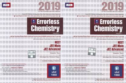 ERRORLESS CHEMISTRY (Universal Self Scorer) For NEET, JEE MAIN, JEE ADVANCED (Set Of 2 Volume) 2019 Edition By UNIVERSAL BOOK  (Paperback, English, Universal Author)