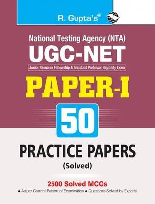 NTA-UGC-NET (Paper-I) 50 Practice Papers (Solved)