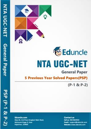 NTA UGC NET/JRF General Paper (Previous Year Solved Papers)