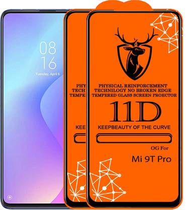 WOOPER Edge To Edge Tempered Glass for 11D Glass - Mi 9T PRO