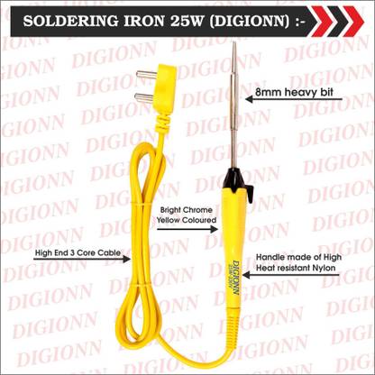 DIGIONN SOLDERING IRON 25W - TRI SHAPED - PREMIUM 25 W Simple