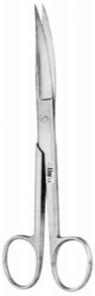 alis A-GEN-132-13 Curved And Angled Dissecting Scissors