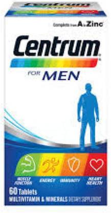 Centrum Multivitamins Minerals Energy Immunity Tablets for Men, Multi, 60 count
