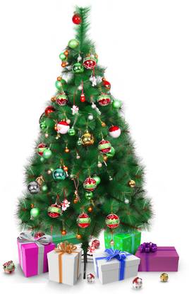 ABOUT SPACE Pine 183 cm (6.0 ft) Artificial Christmas Tree