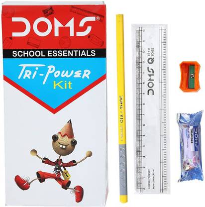 DOMS School Essentials Tri-Power Premium Pencil Kit x 20 Set